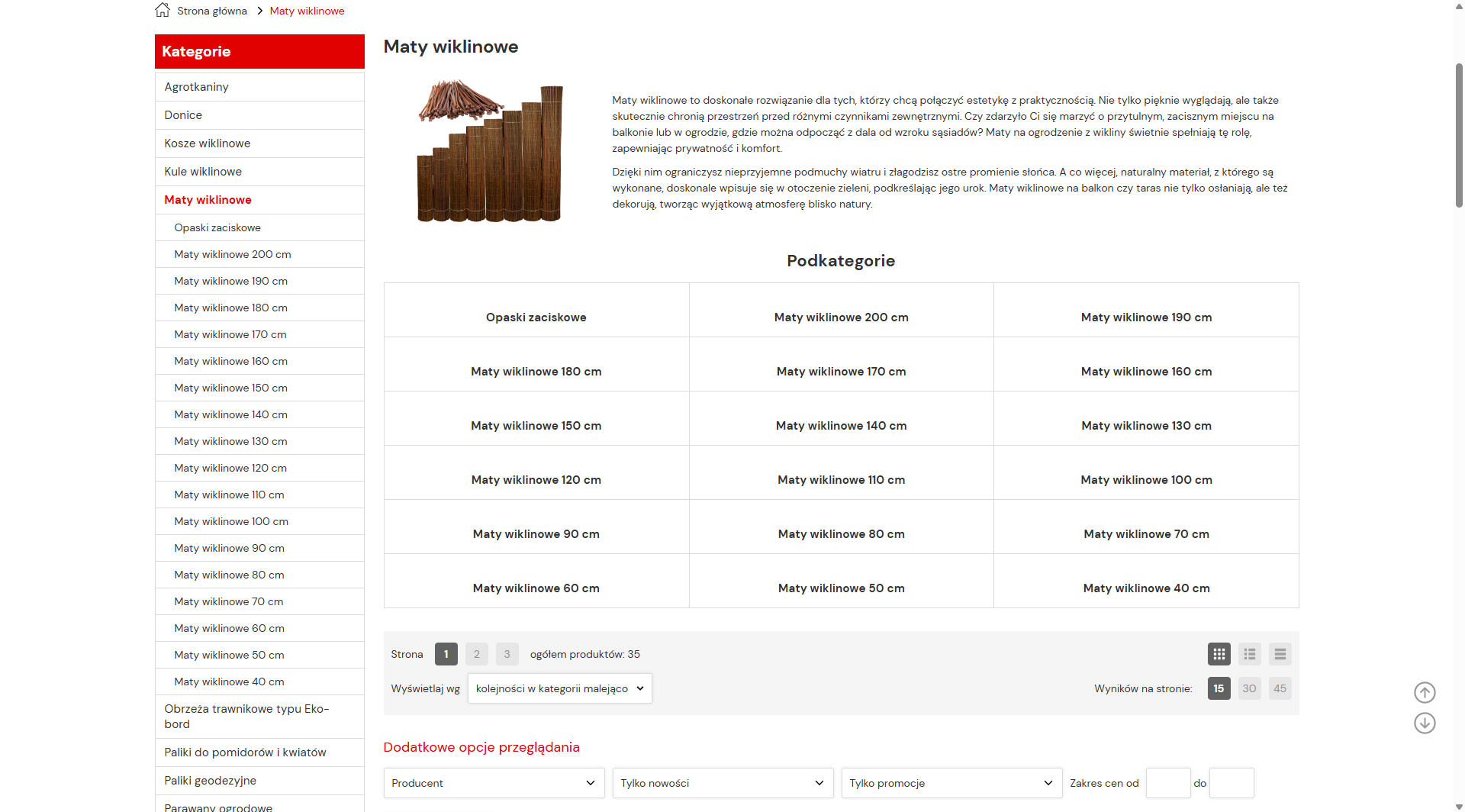 Maty wiklinowe vs. inne osłony ogrodowe - co wypada najlepiej?