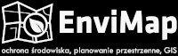 Logo EnviMap - ochrona środowiska, ekspertyzy, opracowania i  raporty środowiskowe